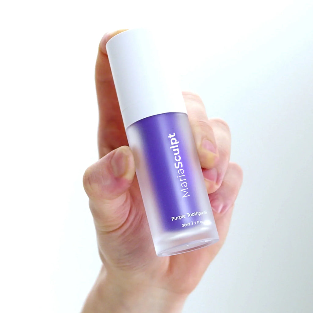 purple whitening toothpaste